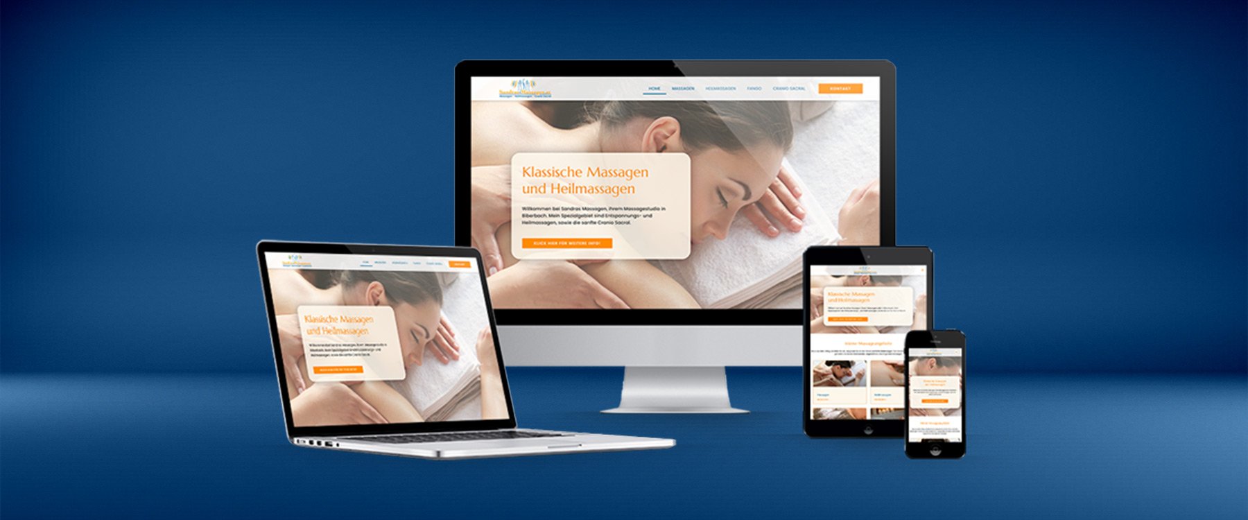 Responsive Webdesign Sandras Massage