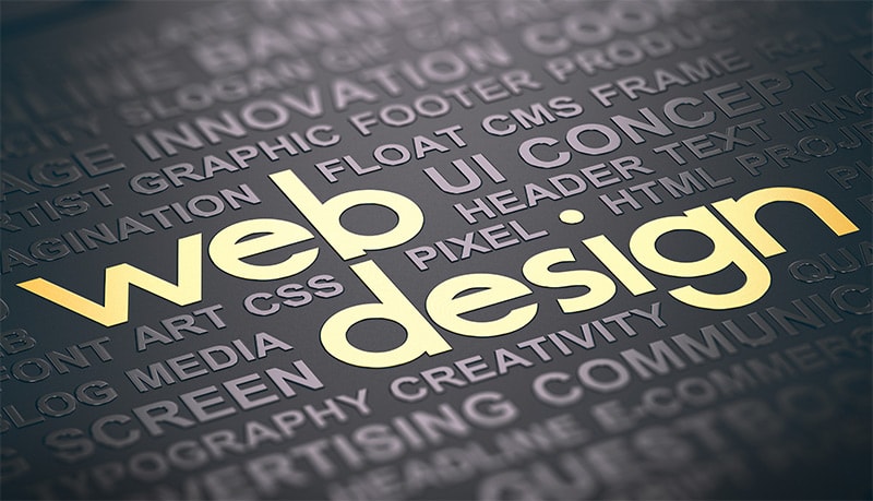 Webdesign einer Website